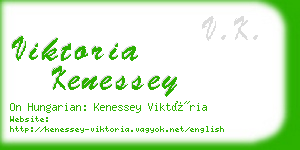 viktoria kenessey business card